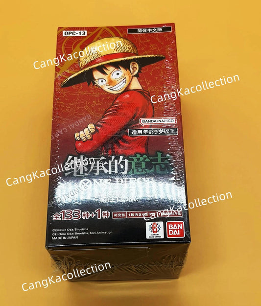 One Piece Card Game Chinese OPC-13 "Carrying On His Will" Booster Box Chinese